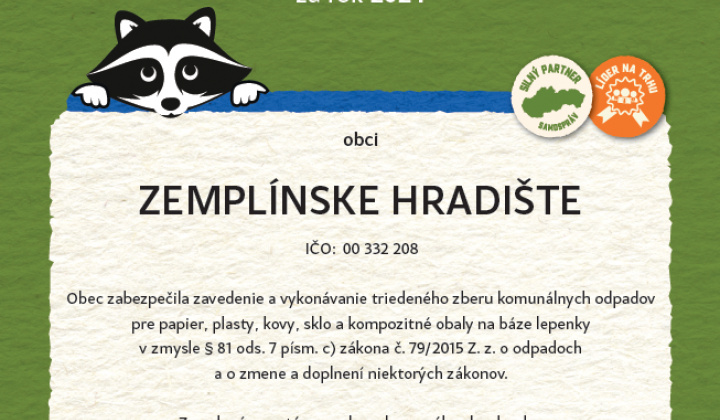 Fotka - Natur pack - certifikát za rok 2024