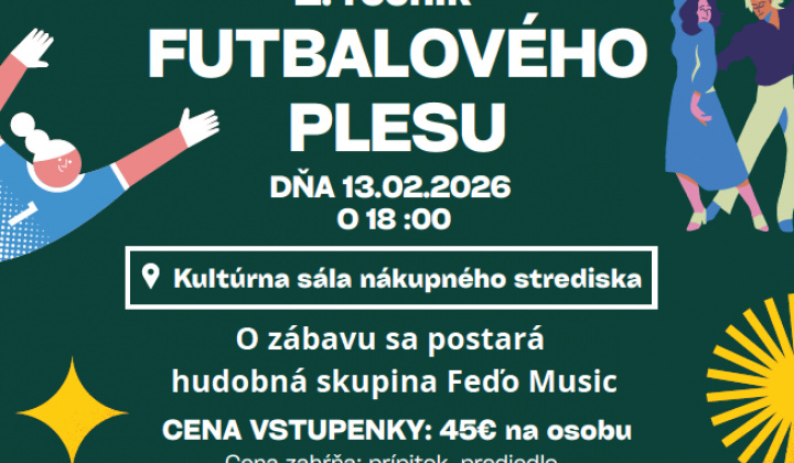 Fotka - Pozvánka na 2. ročník futbalového plesu