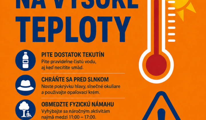 Fotka - Pozor na vysoké teploty